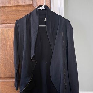 Black Draped Cardigan or jacket